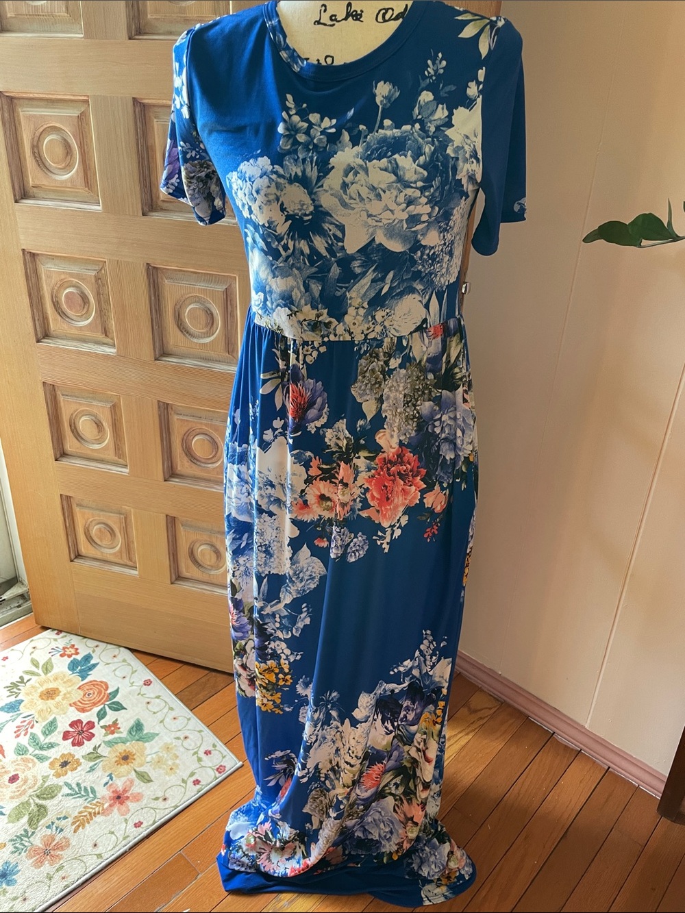 Beeson River Blue Floral Maxi Dress